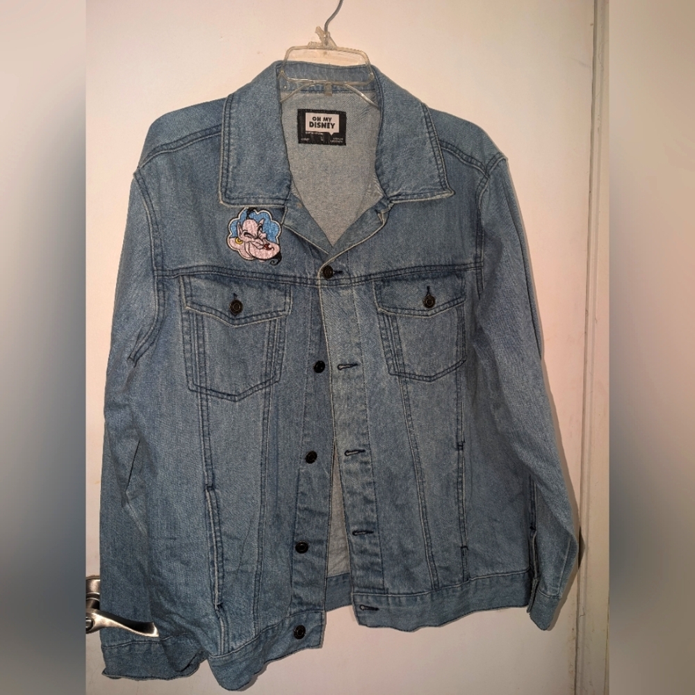 Disney Light Blue Denim Jacket with Genie Patch